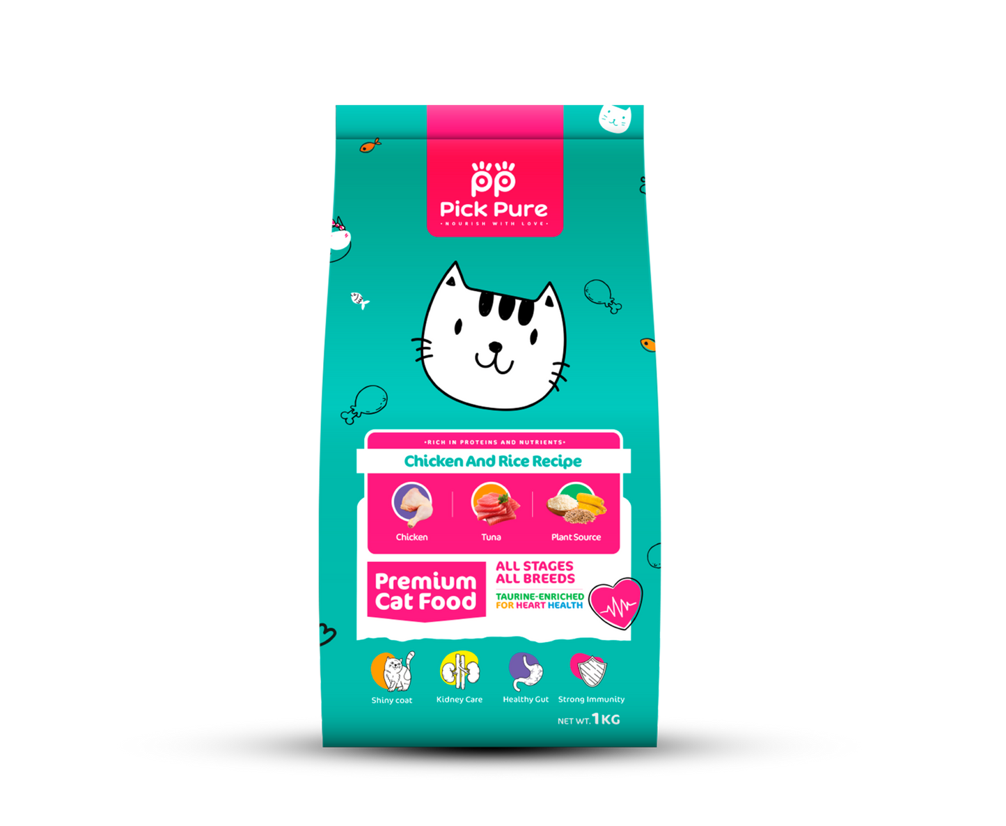 PickPure Cat Food 1Kg | Complete & Balanced Nutrition